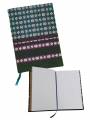 Khana Handloom Diaries - A5 Size - Green Black Khana Handloom Diaries - A5 Size - Green Black