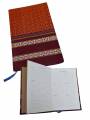 Khana Handloom Diaries - A5 Size - Orange Khana Handloom Diaries - A5 Size - Orange