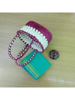 Festive Gift - Thamboolam - Basket Set - Combo 1 - Pack of 4 - Assorted color
