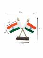National Flag | Khadi Cotton Tiranga | 6cm x 4cm | Small cross Table Flag | Car dashboard Flag
National Flag | Khadi Cotton Tiranga | 6cm x 4cm | Small cross Table Flag | Car dashboard Flag