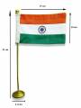 The Indian National Flag | Khadi Cotton Tiranga | 6 inch x 4 inch - Table Flag | BIS - IS1 approved The Indian National Flag | Khadi Cotton Tiranga | 6 inch x 4 inch - Table Flag | BIS - IS1 approved