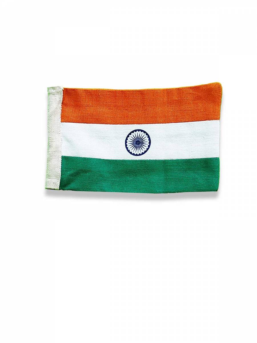 The Indian National Flag | Khadi Cotton Tiranga | 6 inch x 4 inch - Table Flag | BIS - IS1 approved The Indian National Flag | Khadi Cotton Tiranga | 6 inch x 4 inch - Table Flag | BIS - IS1 approved