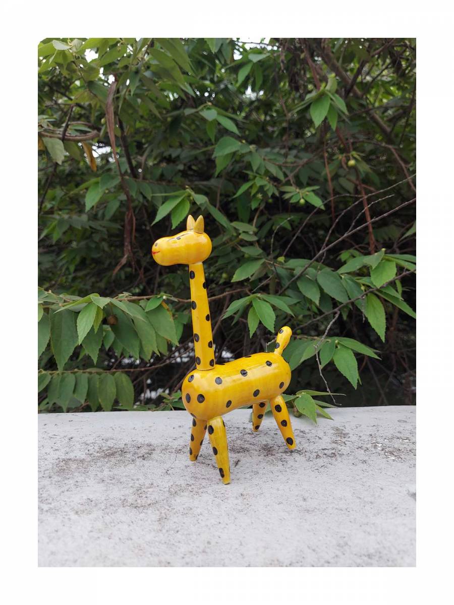 Toy - Wooden Giraffe Toy - Wooden Giraffe