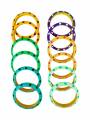 Wooden Bangles - Multicolor - Set of 12