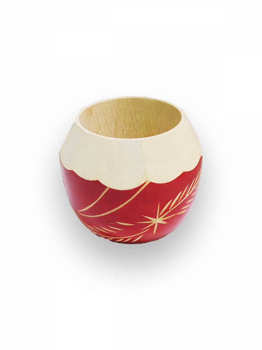 Mini Coconut Shell Pen Stand - 2.5 inch - Red
Mini Coconut Shell Pen Stand - 2.5 inch - Red