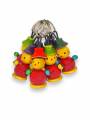 Keychain - Cap Bird - Set of 10 - Assorted Color Keychain - Cap Bird - Set of 10 - Assorted Color