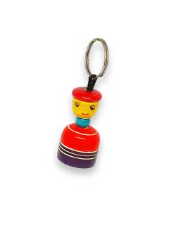 Keychain - Flat Cap Joker - Single - Assorted Color