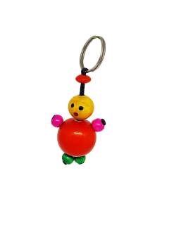 Keychain - Round Duck - Single -  Assorted Color Keychain - Round Duck - Single -  Assorted Color