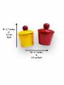 Festive - Haldi Kumkum Box Set - Small - 1.7 inch Festive - Haldi Kumkum Box Set - Small - 1.7 inch