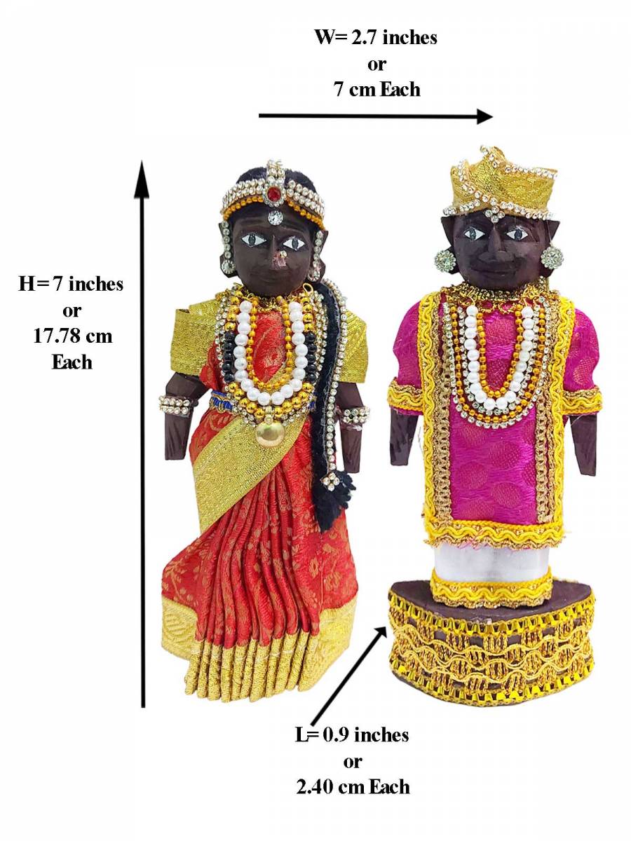 Pair Doll - Marapachi - 7 inch - Decorated Pair Doll - Marapachi - 7 inch - Decorated