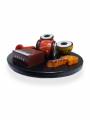 Miniature Musical Instruments Set - 7 inch Black Base Miniature Musical Instruments Set - 7 inch Black Base
