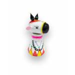 Festive - Wooden Nandi Kumkum Box - 4 inch
