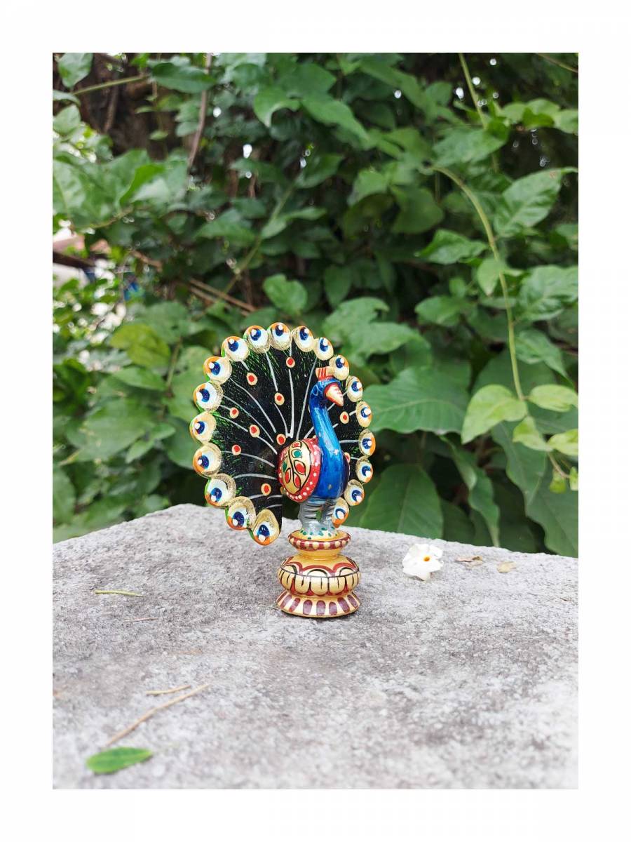 Wooden Peacock Wooden Peacock