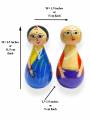 Pair Doll - Pujari - 4.5 inch - Purple
