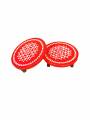 Festive - Wooden Rangoli Puja Peetam - Round - Assorted - Set of 2 - 6 inch Festive - Wooden Rangoli Puja Peetam - Round - Assorted - Set of 2 - 6 inch