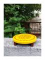 Festive - Wooden Rangoli Puja Peetam - Round - Assorted - Single - 6 inch Festive - Wooden Rangoli Puja Peetam - Round - Assorted - Single - 6 inch