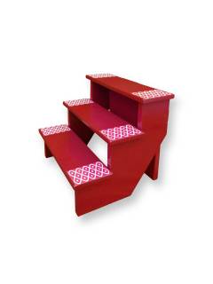 Festive - Wooden Rangoli Puja Stand - 3 Steps
 Festive - Wooden Rangoli Puja Stand - 3 Steps