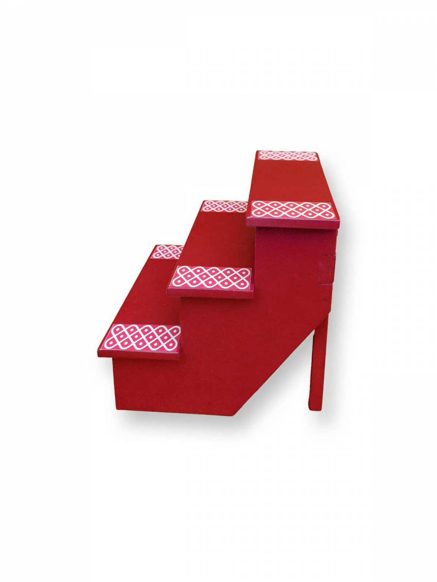 Festive - Wooden Rangoli Puja Stand - 3 Steps
Festive - Wooden Rangoli Puja Stand - 3 Steps