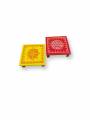 Festive - Wooden Rangoli Puja Peetam - Set of 2 - Assorted - 4 inch Festive - Wooden Rangoli Puja Peetam - Set of 2 - Assorted - 4 inch