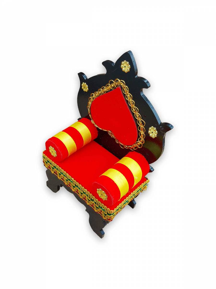 Miniature - Simhasana - Decorative Showpiece - 7.5" Miniature - Simhasana - Decorative Showpiece - 7.5"