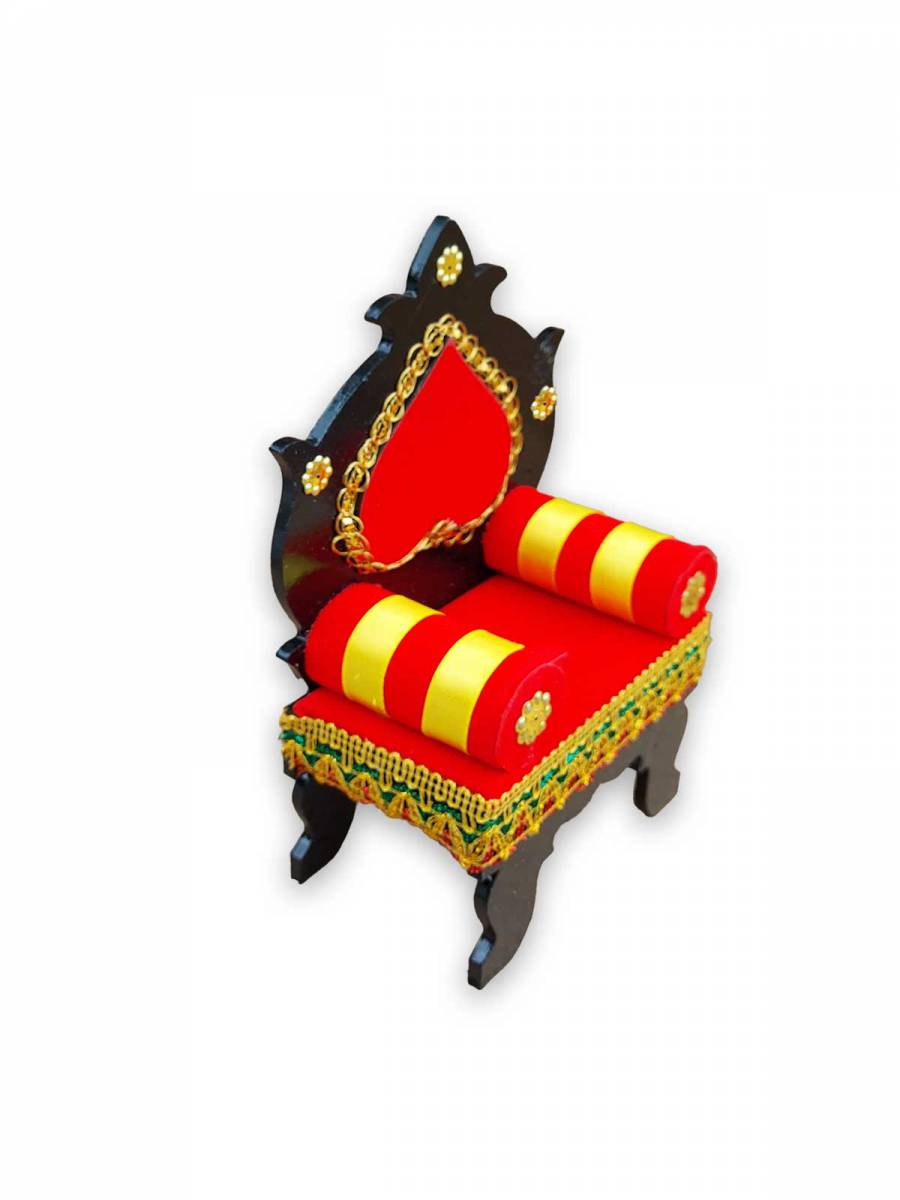 Miniature - Simhasana - Decorative Showpiece - 7.5" Miniature - Simhasana - Decorative Showpiece - 7.5"