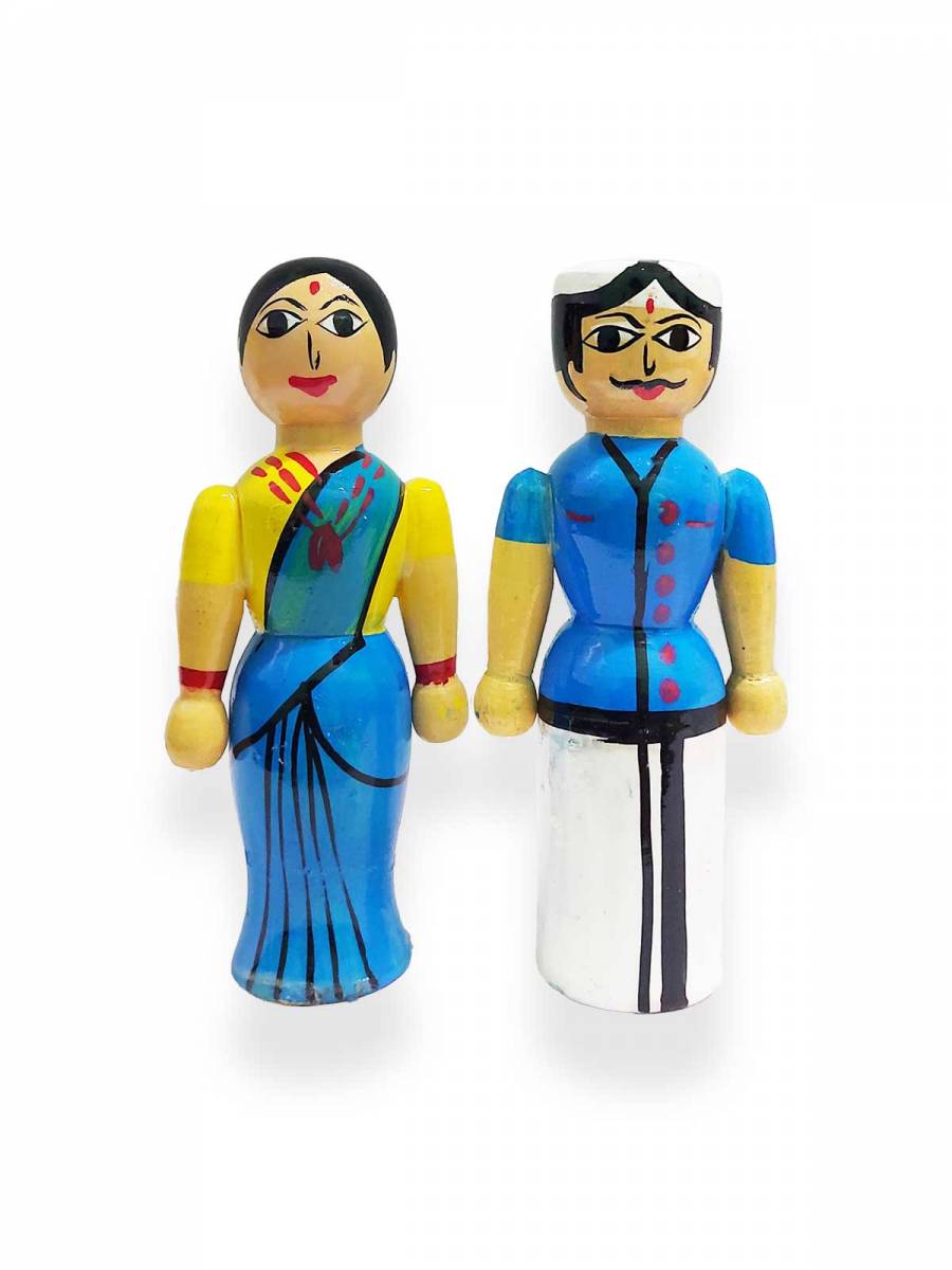 Pair Doll - Traditional - 4.5 inch - Blue
Pair Doll - Traditional - 4.5 inch - Blue