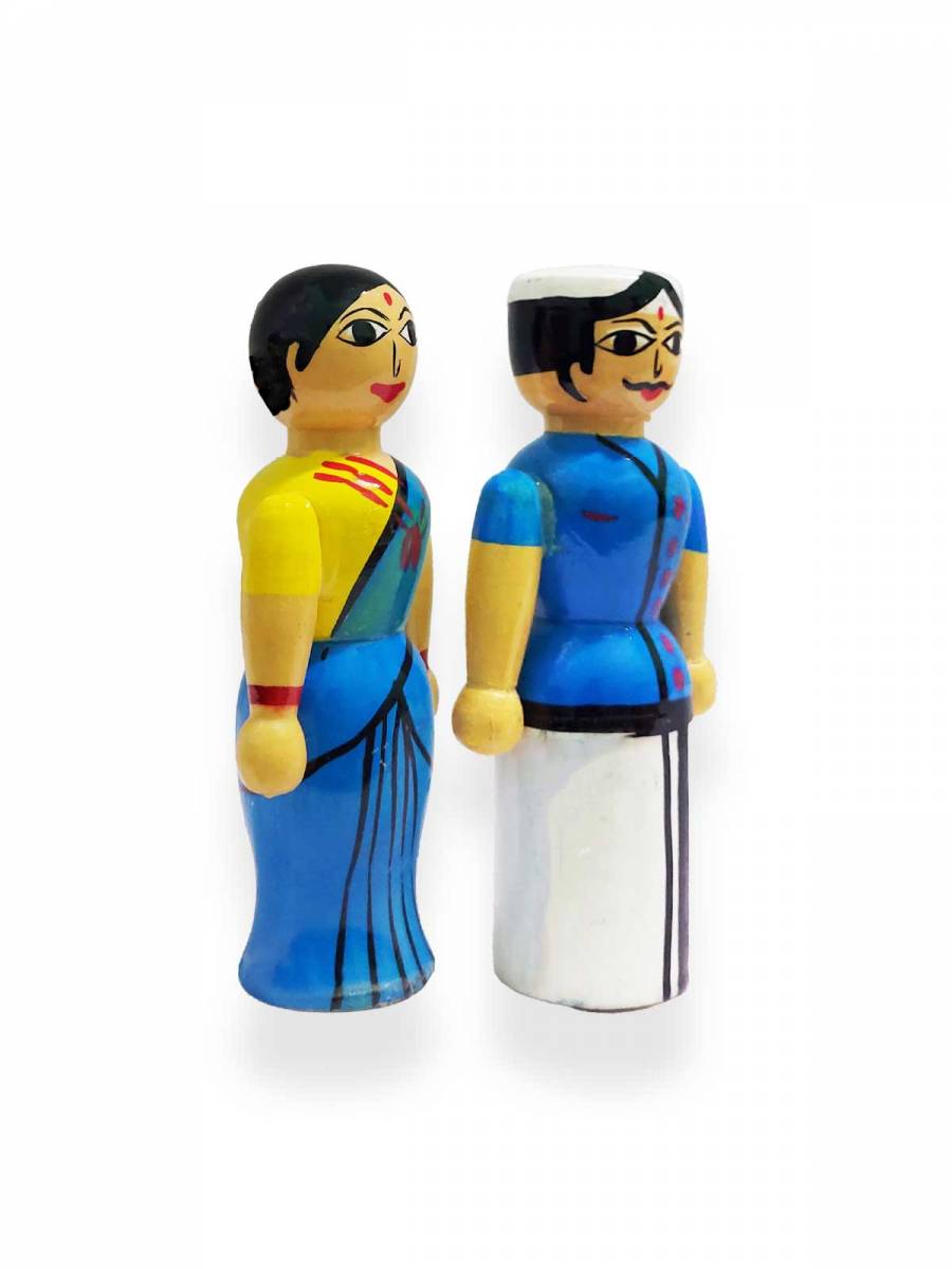 Pair Doll - Traditional - 4.5 inch - Blue
Pair Doll - Traditional - 4.5 inch - Blue
