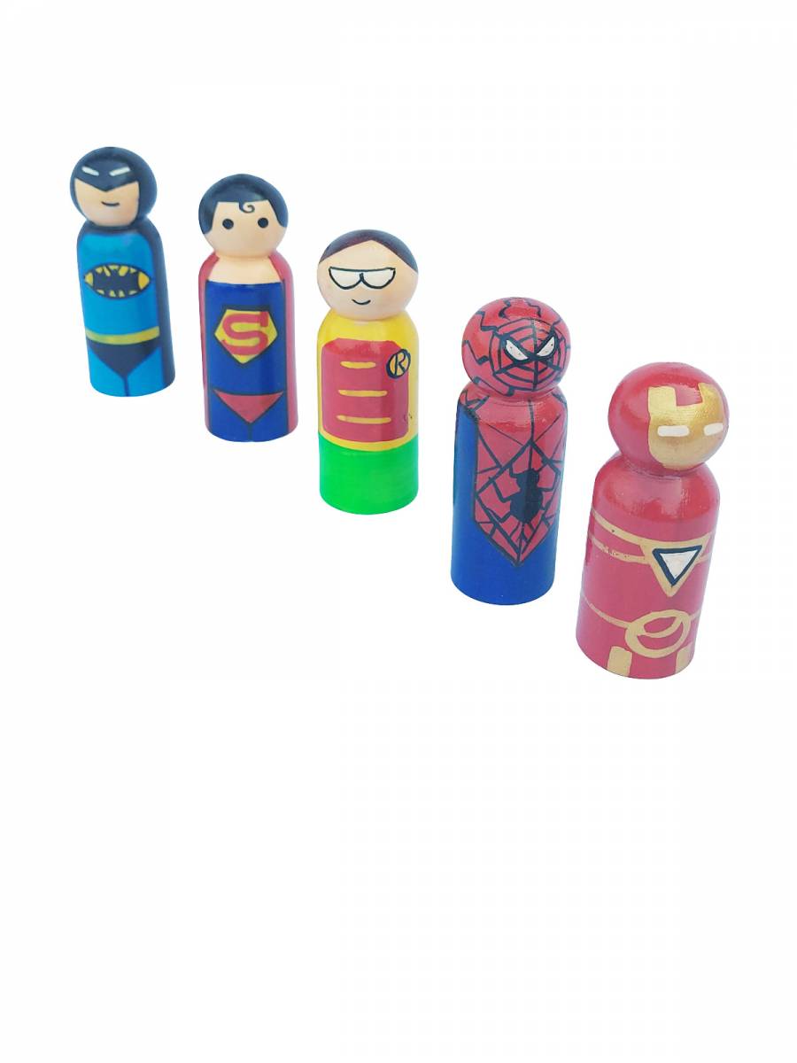 Toy - Super Hero Dolls Set Toy - Super Hero Dolls Set