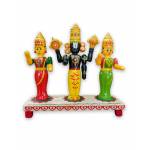 Wooden Balaji Pariwara - Etikoppaka Dolls
