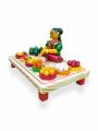 Wooden Village Lady Selling fruits - Etikoppaka Dolls Wooden Village Lady Selling fruits - Etikoppaka Dolls