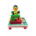 Wooden Village Lady Sewing Cloths - Etikoppaka Dolls
