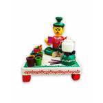 Wooden Village Man Selling Tea - Etikoppaka Dolls