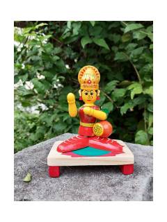 Wooden Lakshmi Devi - Etikoppaka Dolls Wooden Lakshmi Devi - Etikoppaka Dolls