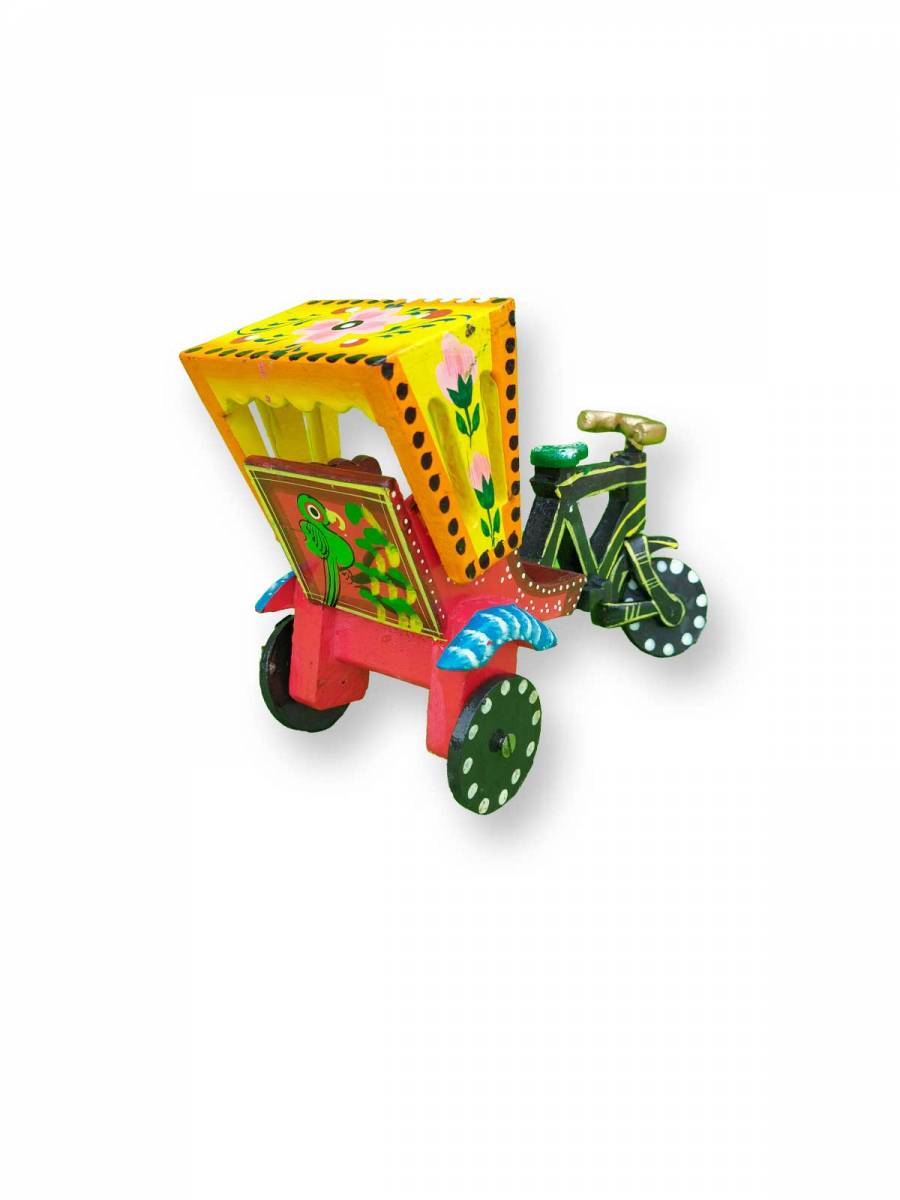 Wooden Cycle Rickshaw - Varanasi Toys
Wooden Cycle Rickshaw - Varanasi Toys