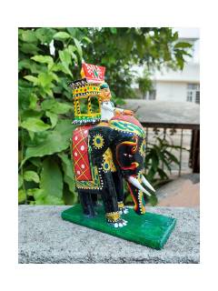Wooden Ambari Big - Kondapalli Dolls
