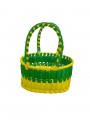 Chettinad Kottan - Small Basket, Green-Yellow - Geographical Indexed (pack of 2) Chettinad Kottan - Small Basket, Green-Yellow - Geographical Indexed (pack of 2)
