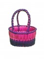 Chettinad Kottan - Small Basket, Pink-Purple - Geographical Indexed (pack of 2) Chettinad Kottan - Small Basket, Pink-Purple - Geographical Indexed (pack of 2)