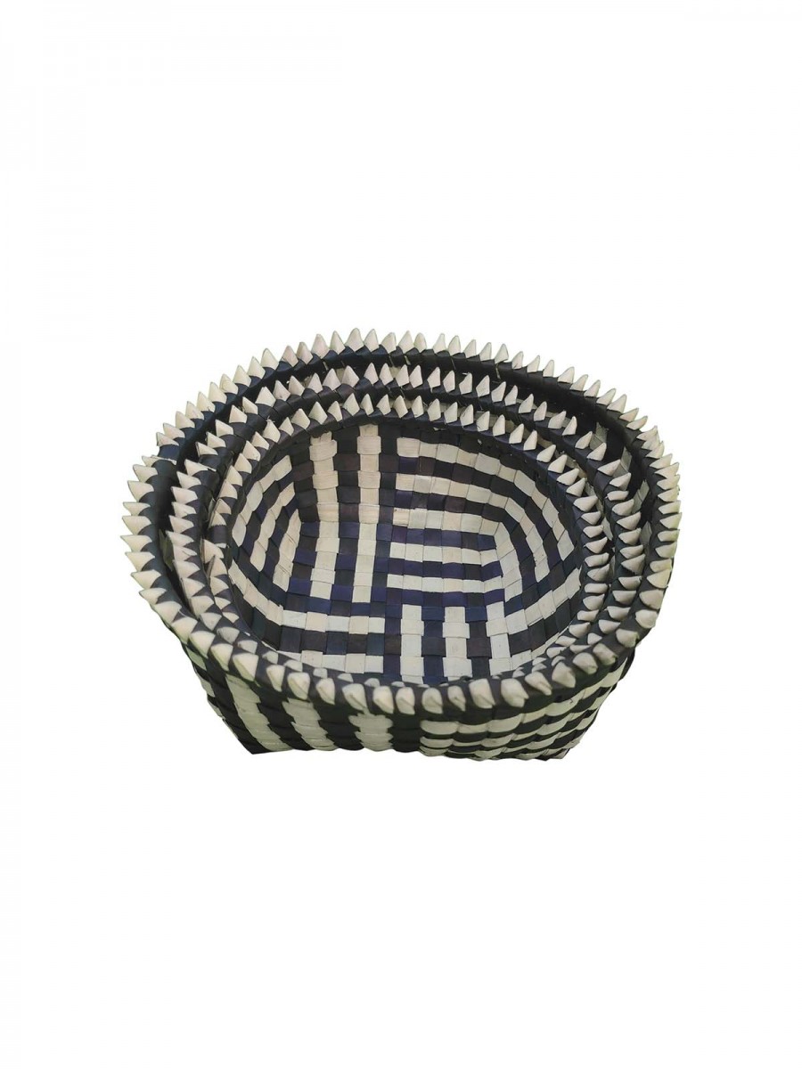 Organizers - Chettinad Kottan - Stacked Spike Kottan, Black - Geographical Indexed Organizers - Chettinad Kottan - Stacked Spike Kottan, Black - Geographical Indexed