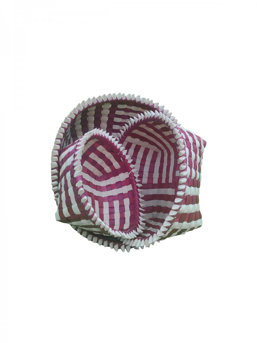 Organizers - Chettinad Kottan - Stacked Spike Kottan, Maroon - Geographical Indexed Organizers - Chettinad Kottan - Stacked Spike Kottan, Maroon - Geographical Indexed