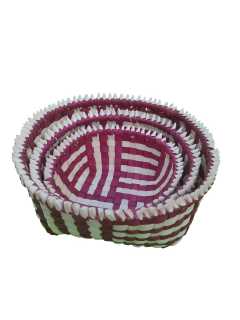 Organizers - Chettinad Kottan - Stacked Spike Kottan, Maroon - Geographical Indexed Organizers - Chettinad Kottan - Stacked Spike Kottan, Maroon - Geographical Indexed