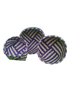 Organizers - Chettinad Kottan - Stacked Bowl, Dark Blue - Geographical Indexed Organizers - Chettinad Kottan - Stacked Bowl, Dark Blue - Geographical Indexed
