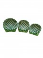 Organizers - Chettinad Kottan - Stacked Bowl, Dark Green - Geographical Indexed Organizers - Chettinad Kottan - Stacked Bowl, Dark Green - Geographical Indexed