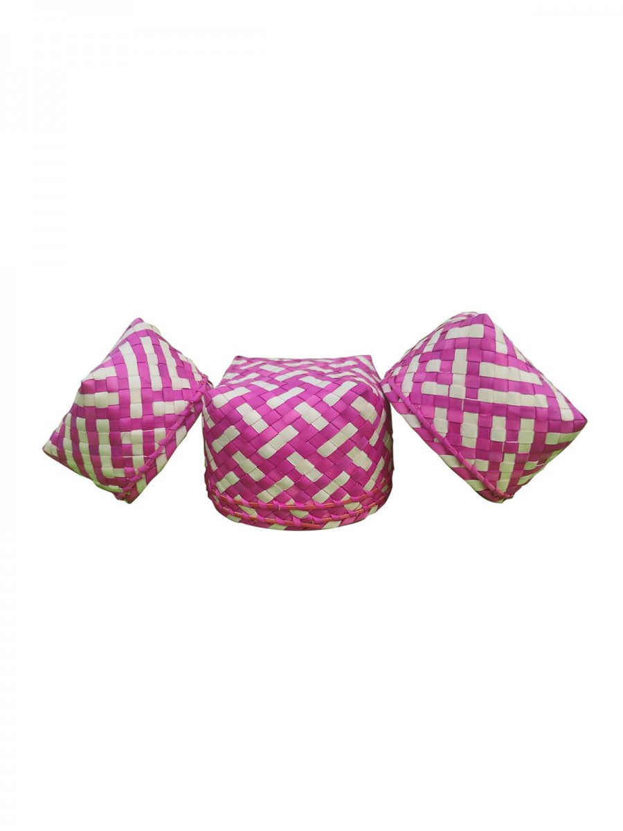 Organizers - Chettinad Kottan - Stacked Bowl, Pink - Geographical Indexed Organizers - Chettinad Kottan - Stacked Bowl, Pink - Geographical Indexed