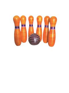 Game - Wooden Bowling Play Set Game - Wooden Bowling Play Set