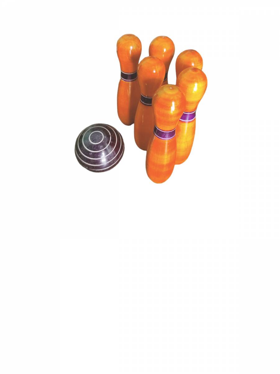 Game - Wooden Bowling Play Set Game - Wooden Bowling Play Set