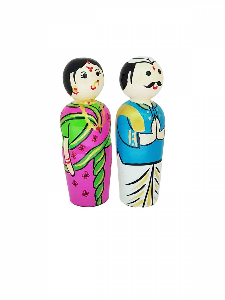 Maharastra Couple Doll - Geographical Indexed Maharastra Couple Doll - Geographical Indexed