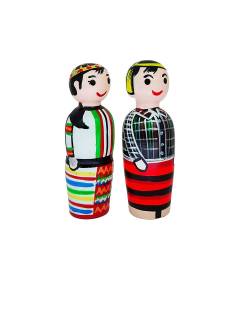 Mizoram Couple Doll - Geographical Indexed Mizoram Couple Doll - Geographical Indexed