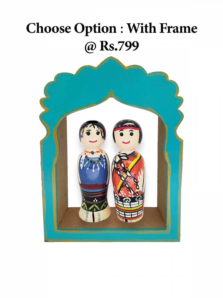 Nagaland Couple Doll - Geographical Indexed Nagaland Couple Doll - Geographical Indexed
