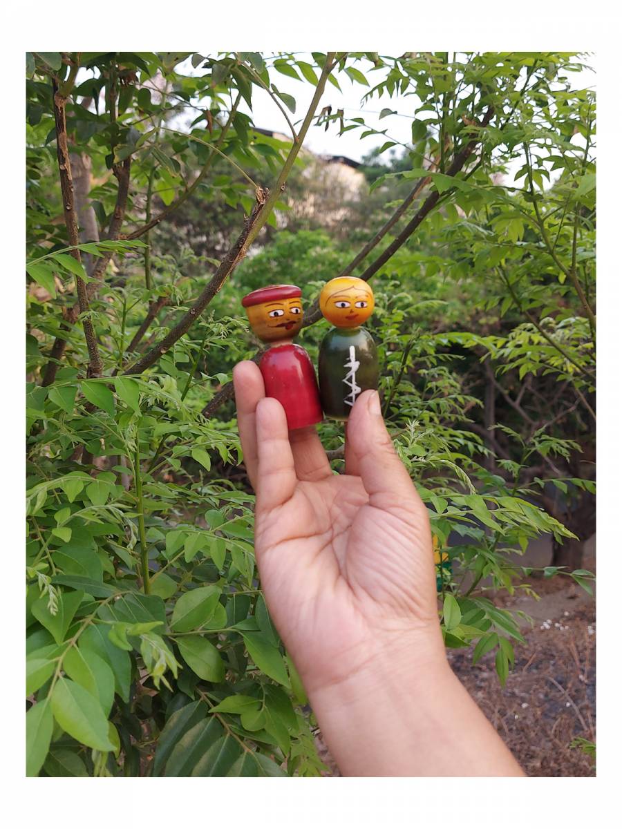 Toy - Miniature Doll pair Toy - Miniature Doll pair