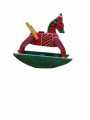 Toy - Miniature Wooden Rocking Horse Toy - Miniature Wooden Rocking Horse